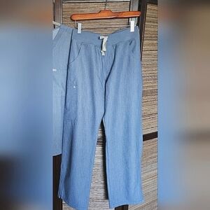 FIGS Heather Denim Kade pants M, 29.5"inseam
